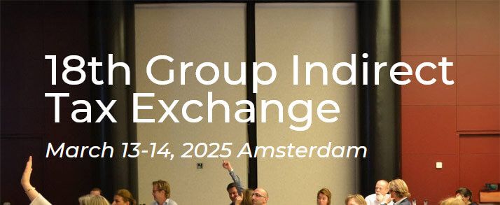 Event - Sovos 18th Group Indirect Tax Exchange