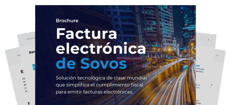 cover brochure factura electrónica de Sovos