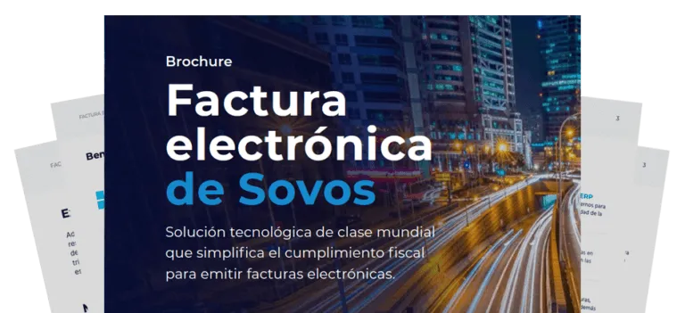 cover brochure factura electrónica de Sovos