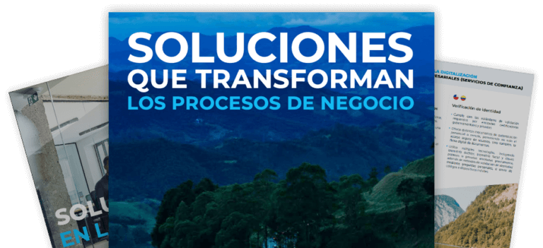 brochure cover soluciones que transforman los procesos de negocio