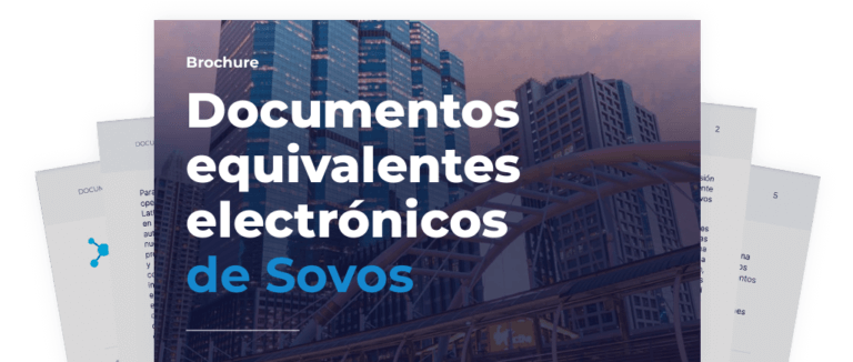 Sovos cover - Brochure Documentos equivalentes electrónicos