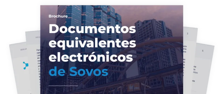 Sovos cover - Brochure Documentos equivalentes electrónicos