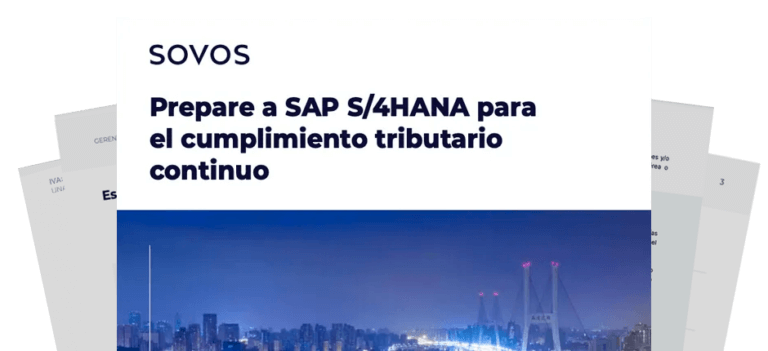 Prepare a SAP S/4HANA para el cumplimiento tributario continuo