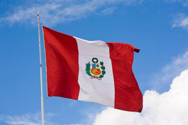 automação eletrônica no Peru, bandeira